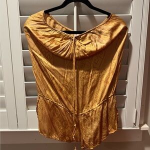 Indah Strapless Dress in Gold
